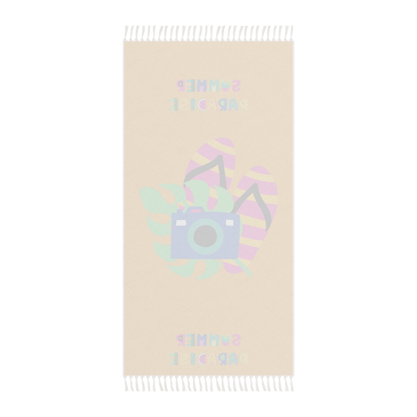 Boho Beach Towel - Summer Paradise Design