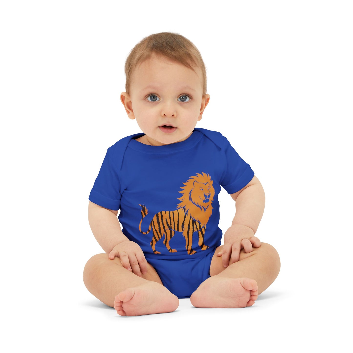 Cute Full Lion Infant One Piece - Adorable Baby Bodysuit for Newborns