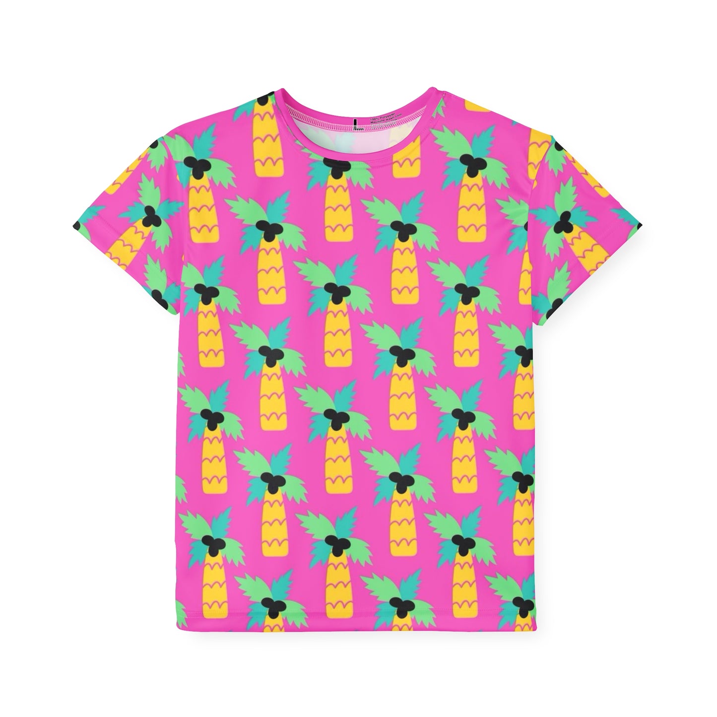 Summerier Pinkish Pineapple Sports Jersey - Fun Summer T-Shirt for Active Play