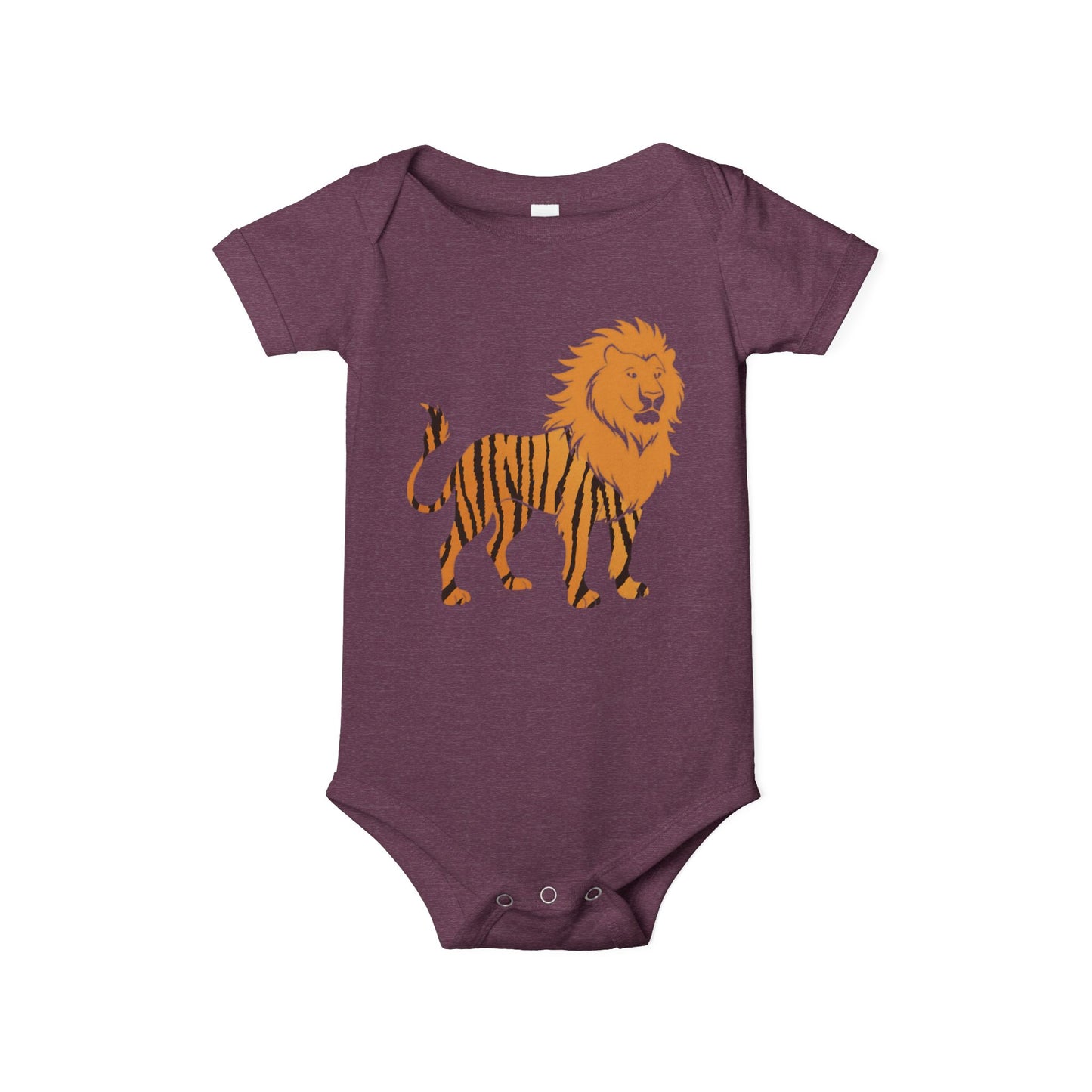 Cute Full Lion Infant One Piece - Adorable Baby Bodysuit for Newborns