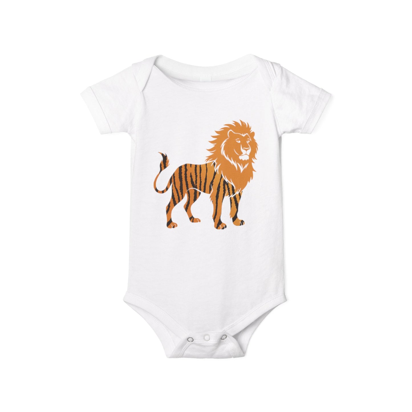 Cute Full Lion Infant One Piece - Adorable Baby Bodysuit for Newborns