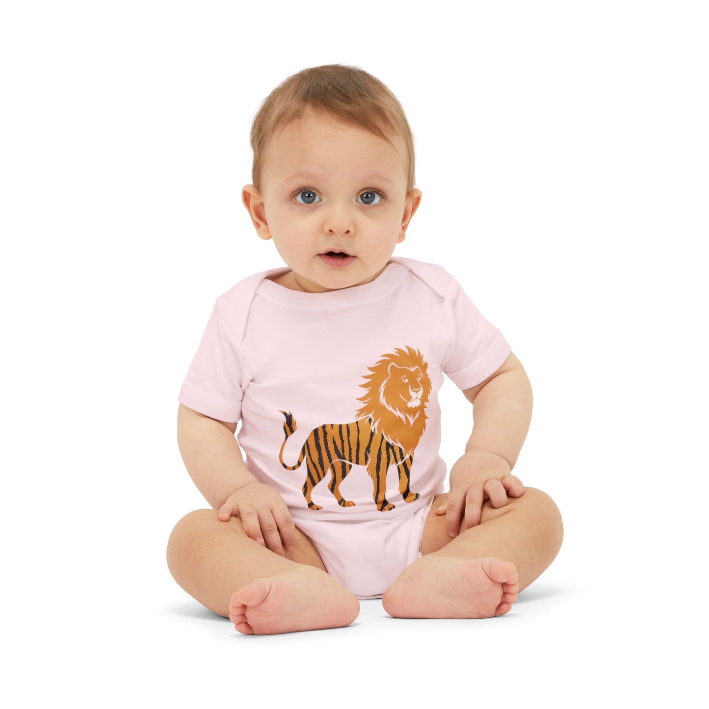 Cute Full Lion Infant One Piece - Adorable Baby Bodysuit for Newborns