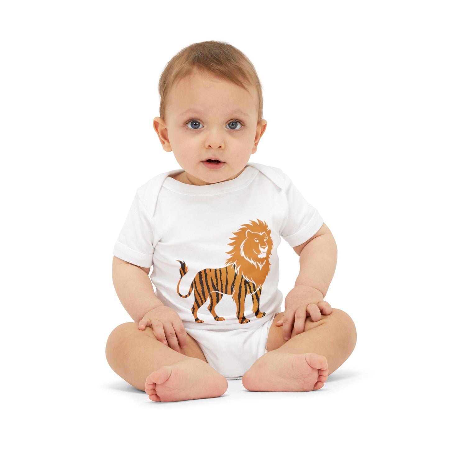 Cute Full Lion Infant One Piece - Adorable Baby Bodysuit for Newborns