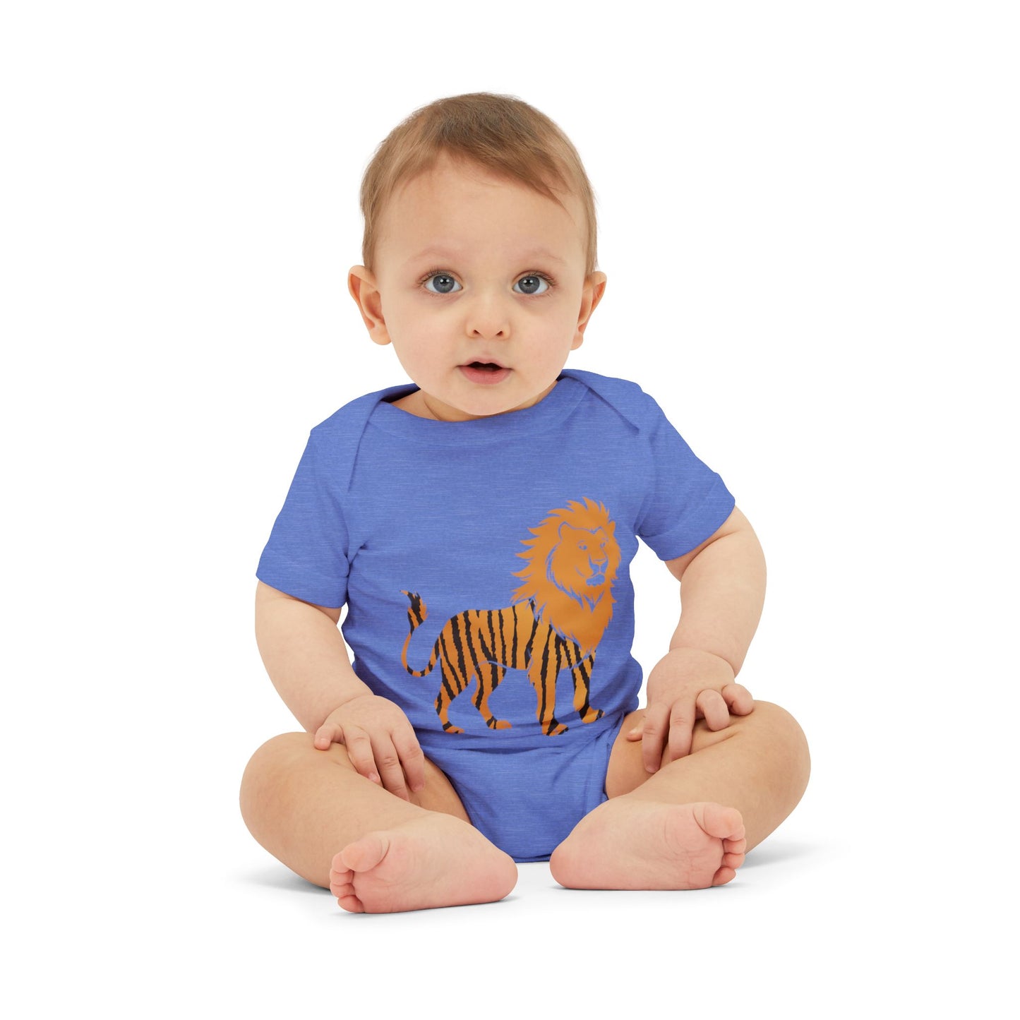 Cute Full Lion Infant One Piece - Adorable Baby Bodysuit for Newborns