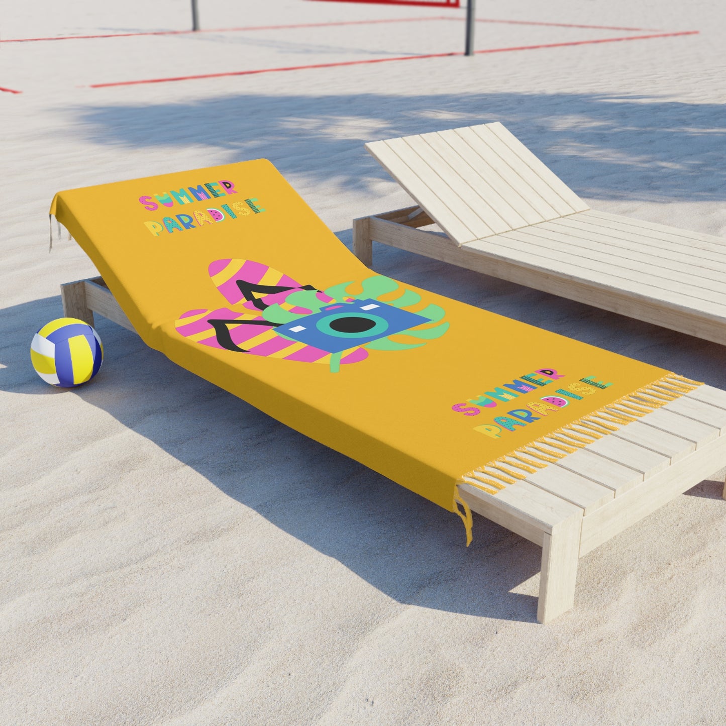 Boho Beach Towel - Summer Paradise Design
