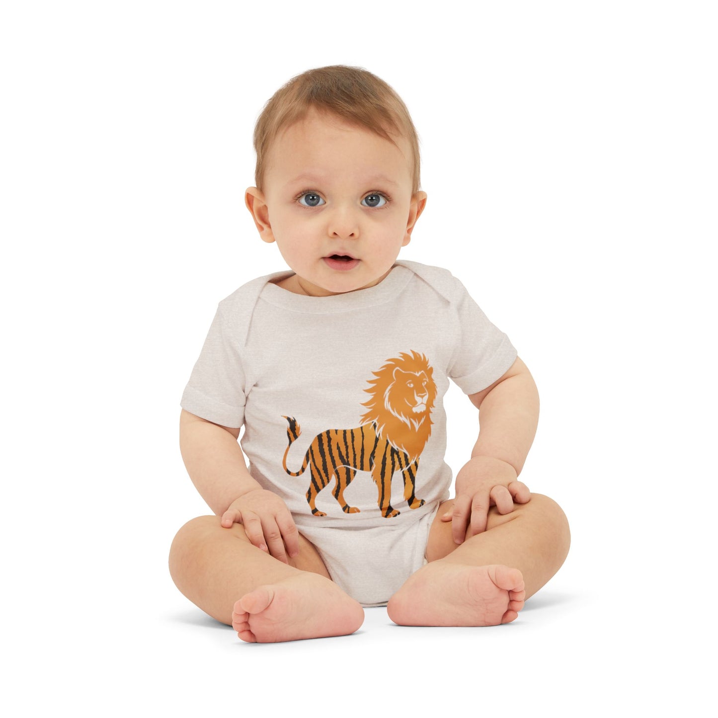 Cute Full Lion Infant One Piece - Adorable Baby Bodysuit for Newborns