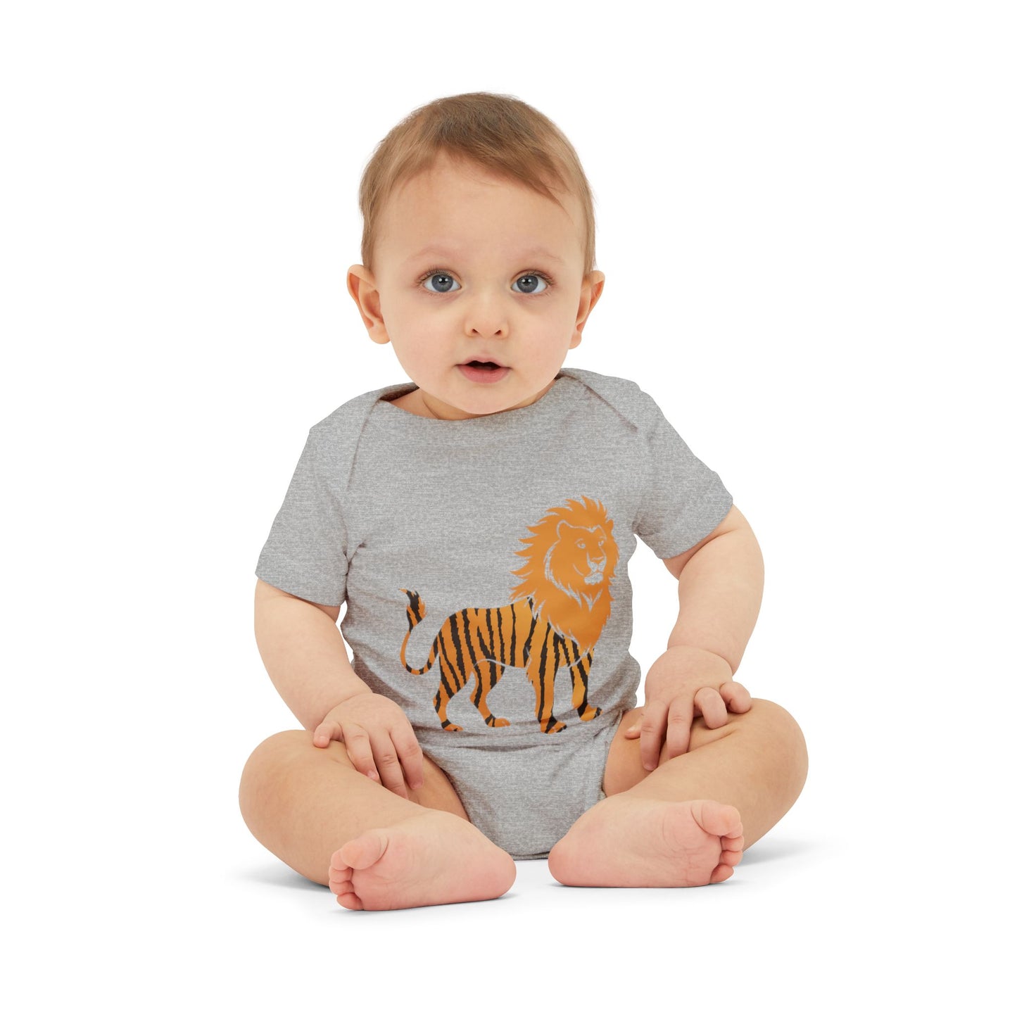Cute Full Lion Infant One Piece - Adorable Baby Bodysuit for Newborns