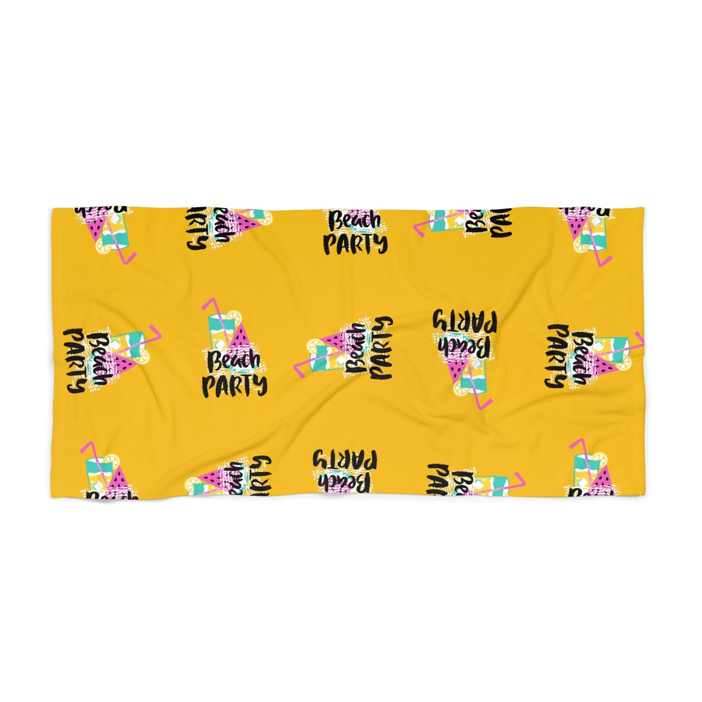 Vibrant Beach Party Towel - Perfect for Summer Celebrations
