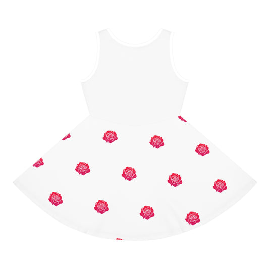 Girls' Floral Sundress - Perfect for Spring & Summer Casual Wear