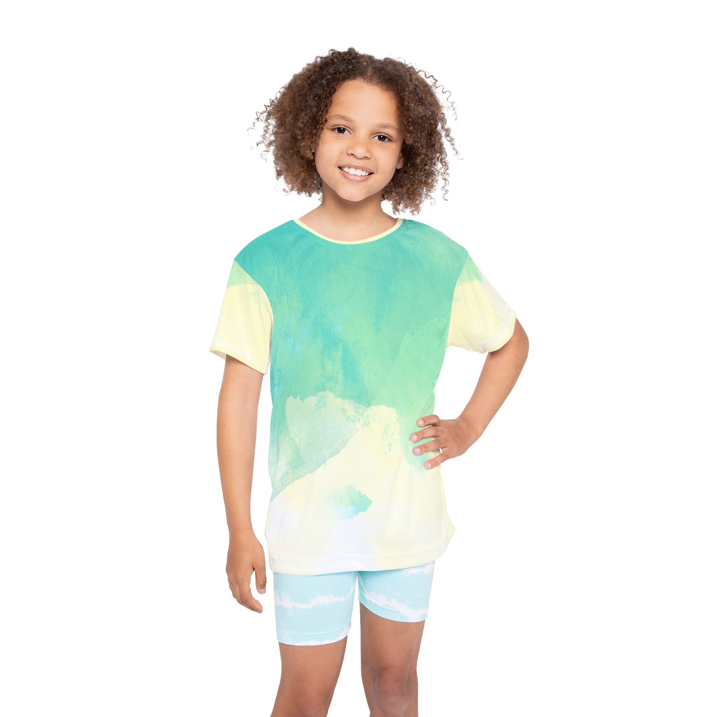 Cool Watercolor Sports Jersey - Perfect for Active Play