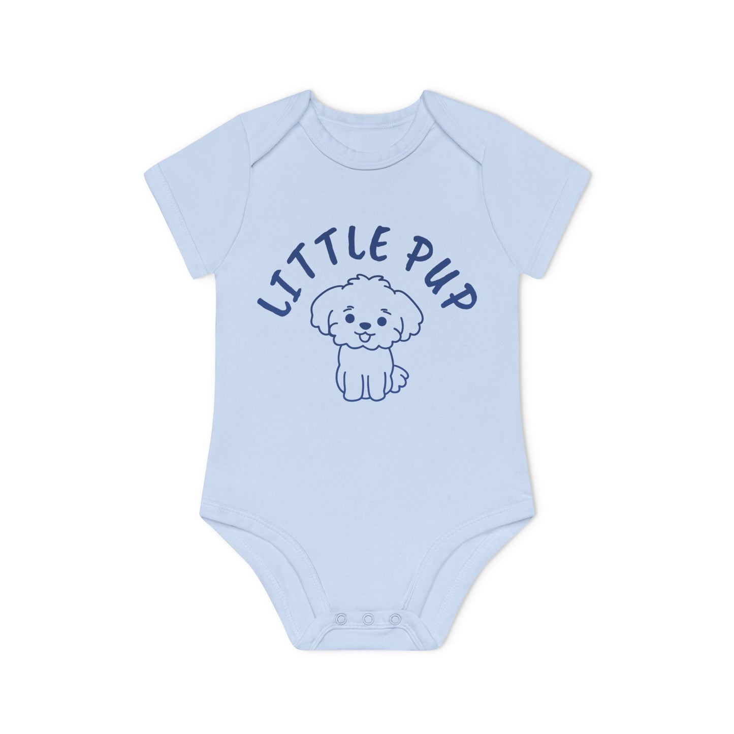 Cute Little Pup Baby Organic Bodysuit – Adorable Infant Wear