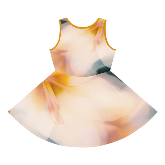 Girls' Floral Sleeveless Sundress (AOP)
