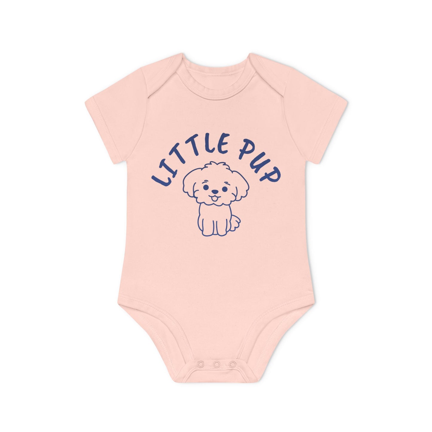Cute Little Pup Baby Organic Bodysuit – Adorable Infant Wear