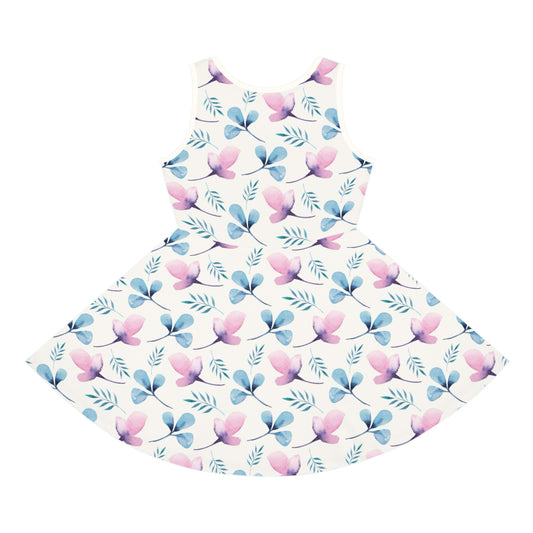 Floral Girls' Sleeveless Sundress - Perfect for Summer Celebrations