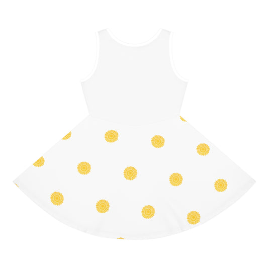Girls' Sunshine Sleeveless Sundress - Perfect for Summer Days