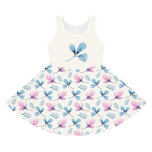 Floral Girls' Sleeveless Sundress - Perfect for Summer Celebrations