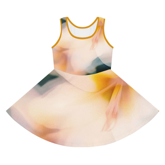 Girls' Floral Sleeveless Sundress (AOP)