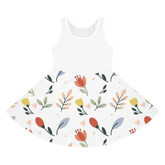 Floral-Ful Girls' Sleeveless Sundress (AOP)