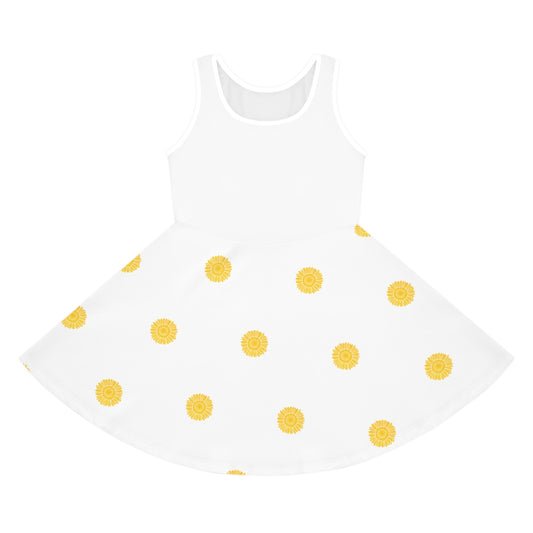 Girls' Sunshine Sleeveless Sundress - Perfect for Summer Days
