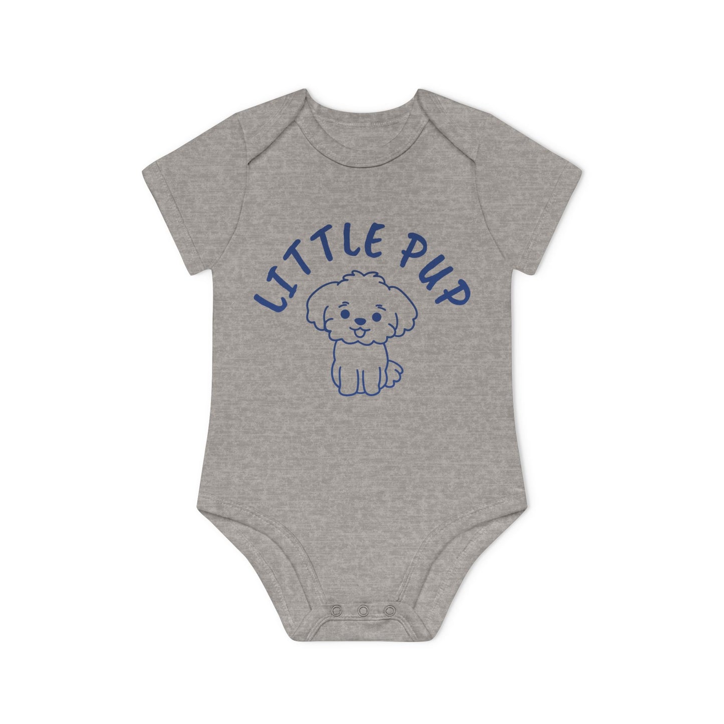 Cute Little Pup Baby Organic Bodysuit – Adorable Infant Wear