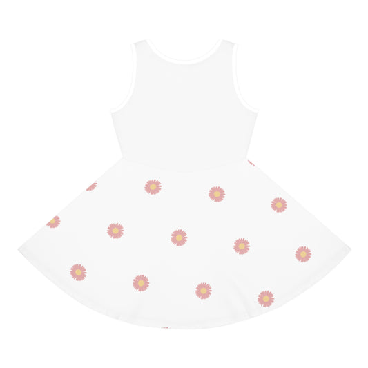 Girls' Floral Sleeveless Sundress - Perfect for Summer Parties & Playdates
